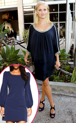 Reese Witherspoon, ASOS Bell Sleeve Dress Reese Witherspoon, ASOS Bell Sleeve Dress